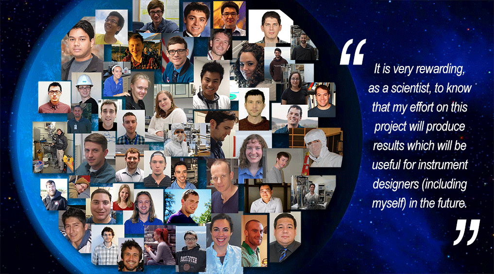 Students and post-doctoral fellows involved in SAT projects, in their own words.